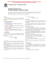 UNGÜLTIG ASTM E785-81(2006) 1.11.2006 Ansicht