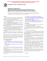 UNGÜLTIG ASTM E1399-97(2005) 1.5.2005 Ansicht