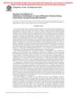 UNGÜLTIG ASTM E1458-92(2001) 1.1.2001 Ansicht