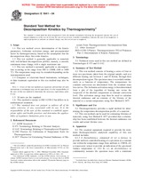 UNGÜLTIG ASTM E1641-04 1.10.2004 Ansicht