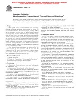 UNGÜLTIG ASTM E1920-03 1.5.2003 Ansicht