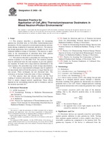 UNGÜLTIG ASTM E2450-05 1.6.2005 Ansicht