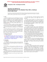 UNGÜLTIG ASTM F390-98(2003) 10.5.1998 Ansicht