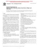 UNGÜLTIG ASTM F1142-98(2003) 1.12.2003 Ansicht