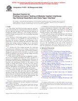 UNGÜLTIG ASTM F1875-98(2004) 1.8.2004 Ansicht