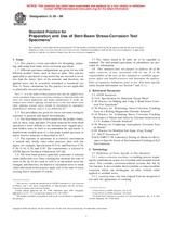 Ansicht ASTM G39-99 10.1.1999