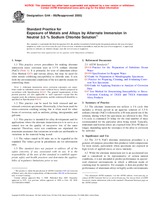 UNGÜLTIG ASTM G44-99(2005) 1.5.2005 Ansicht