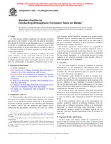 Ansicht ASTM G50-76(2003) 27.8.1976