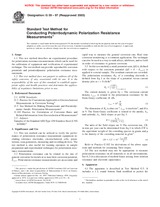 UNGÜLTIG ASTM G59-97(2003) 10.12.1997 Ansicht