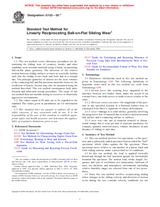 UNGÜLTIG ASTM G133-05e1 1.5.2005 Ansicht