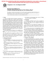 UNGÜLTIG ASTM G133-95(2002)e1 10.10.1995 Ansicht