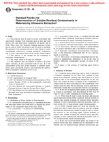 UNGÜLTIG ASTM G136-96 10.3.1996 Ansicht