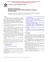 UNGÜLTIG ASTM G150-99(2004) 1.11.2004 Ansicht