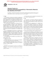 Ansicht ASTM G160-98 10.11.1998