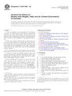 UNGÜLTIG ASTM C138/C138M-13a 1.10.2013 Ansicht