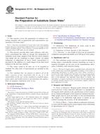UNGÜLTIG ASTM D1141-98(2013) 1.1.2013 Ansicht