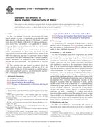 UNGÜLTIG ASTM D1943-05(2012) 1.6.2012 Ansicht