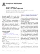 UNGÜLTIG ASTM D1943-05(2012) 1.6.2012 Ansicht