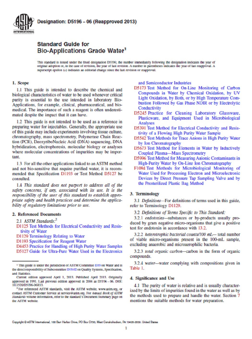 UNGÜLTIG ASTM D5196-06(2013) 1.4.2013 Ansicht