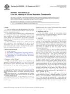 UNGÜLTIG ASTM D6/D6M-95(2011)e1 1.1.2011 Ansicht