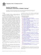 UNGÜLTIG ASTM E1030-05(2011) 1.1.2011 Ansicht