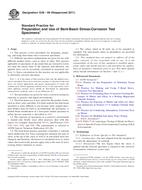 UNGÜLTIG ASTM G39-99(2011) 1.3.2011 Ansicht