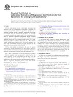 UNGÜLTIG ASTM G97-97(2013) 1.5.2013 Ansicht