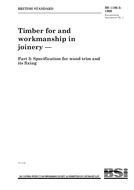 Die Norm BS 1186-3:1990 31.8.1990 Ansicht