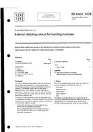 Die Norm BS 4904:1978 29.12.1978 Ansicht