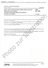 Die Norm ČSN ISO 10725 1.4.2002 Ansicht