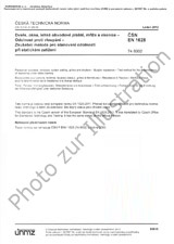 Die Norm ČSN P CEN ISO/TS 8062-2 1.3.2015 Ansicht