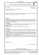 Die Norm DIN 336:2003-07 1.7.2003 Ansicht