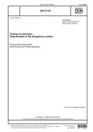 Die Norm DIN 51725:2004-06 1.6.2004 Ansicht