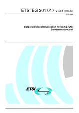 Die Norm ETSI EG 201017-V1.3.1 15.2.2000 Ansicht