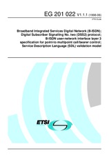 Die Norm ETSI EG 201022-V1.1.1 15.6.1998 Ansicht