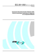 Die Norm ETSI EG 201050-V1.1.1 31.5.1998 Ansicht