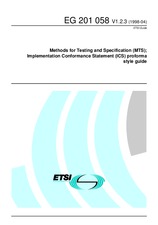 Die Norm ETSI EG 201058-V1.2.3 30.4.1998 Ansicht