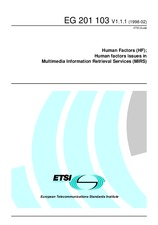 Die Norm ETSI EG 201103-V1.1.1 28.2.1998 Ansicht