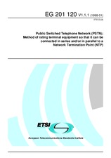 Die Norm ETSI EG 201120-V1.1.1 31.1.1998 Ansicht