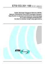 Die Norm ETSI EG 201188-V1.2.1 25.1.2000 Ansicht