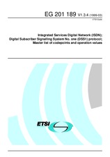 Die Norm ETSI EG 201189-V1.3.4 17.3.1999 Ansicht