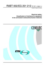 Die Norm ETSI EG 201212-V1.2.1 30.11.1998 Ansicht