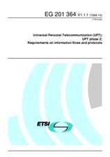 Die Norm ETSI EG 201364-V1.1.1 15.10.1998 Ansicht
