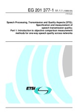 Die Norm ETSI EG 201377-1-V1.1.1 9.4.1999 Ansicht