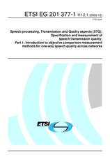 Die Norm ETSI EG 201377-1-V1.2.1 17.12.2002 Ansicht