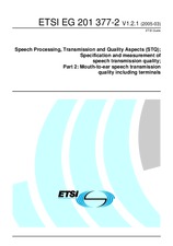 Die Norm ETSI EG 201377-2-V1.2.1 2.3.2005 Ansicht
