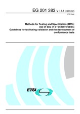 Die Norm ETSI EG 201383-V1.1.1 17.2.1999 Ansicht