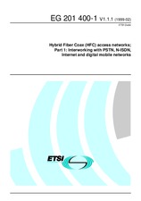 Die Norm ETSI EG 201400-1-V1.1.1 2.2.1999 Ansicht