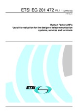 Die Norm ETSI EG 201472-V1.1.1 24.2.2000 Ansicht