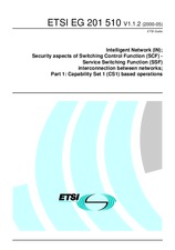 Die Norm ETSI EG 201510-V1.1.2 31.5.2000 Ansicht